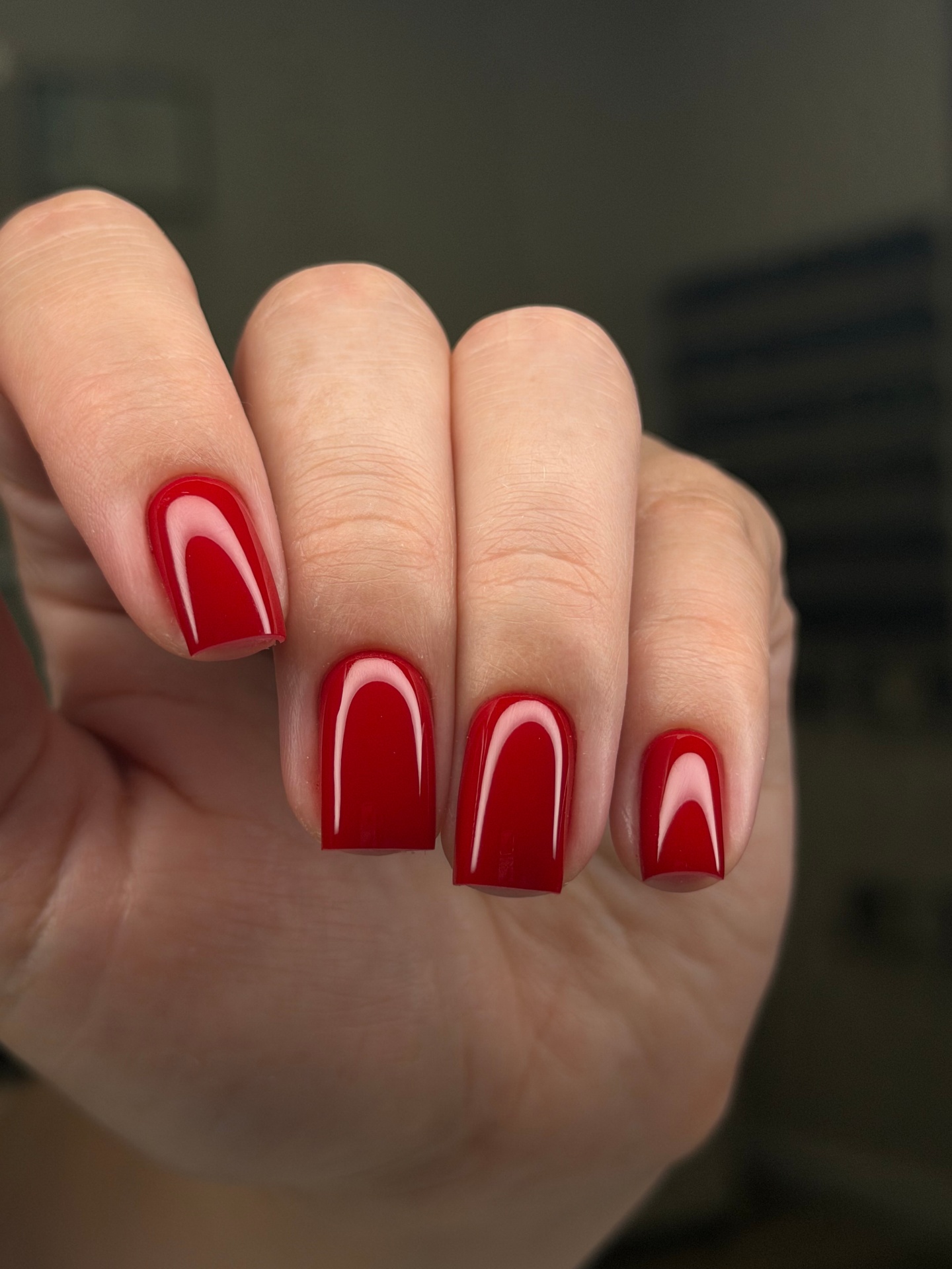red gel manicure Mahopac NY